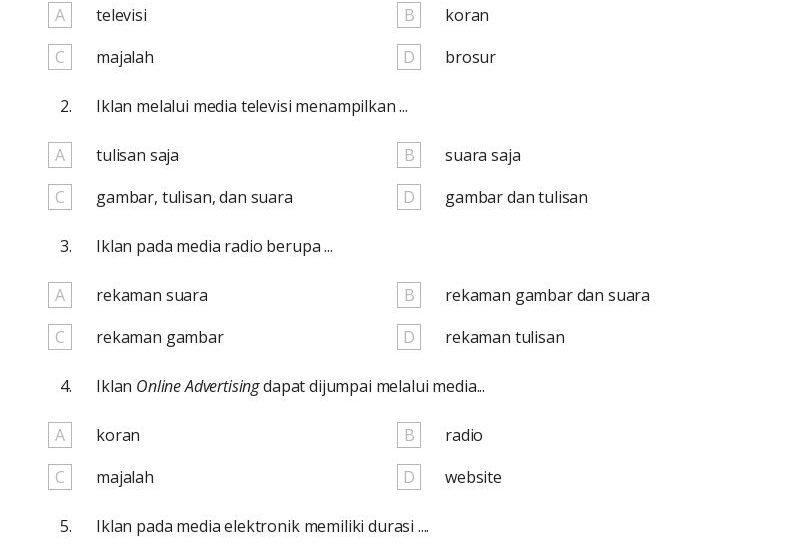 bank soal tematik sub tema 9 kelas 4